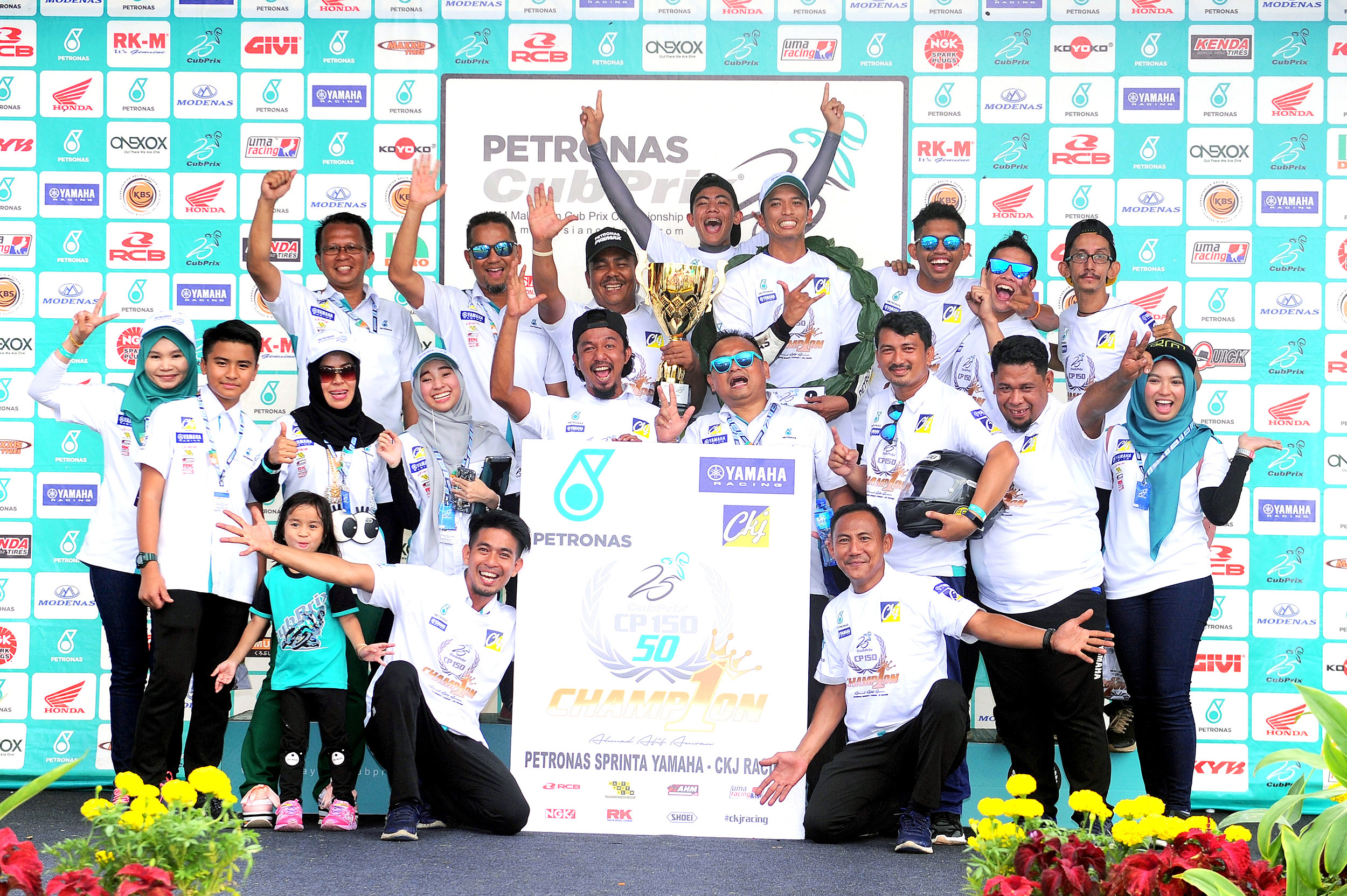 AFIF SAHKAN GELARAN KESELURUHAN CP150 MUSIM 2018