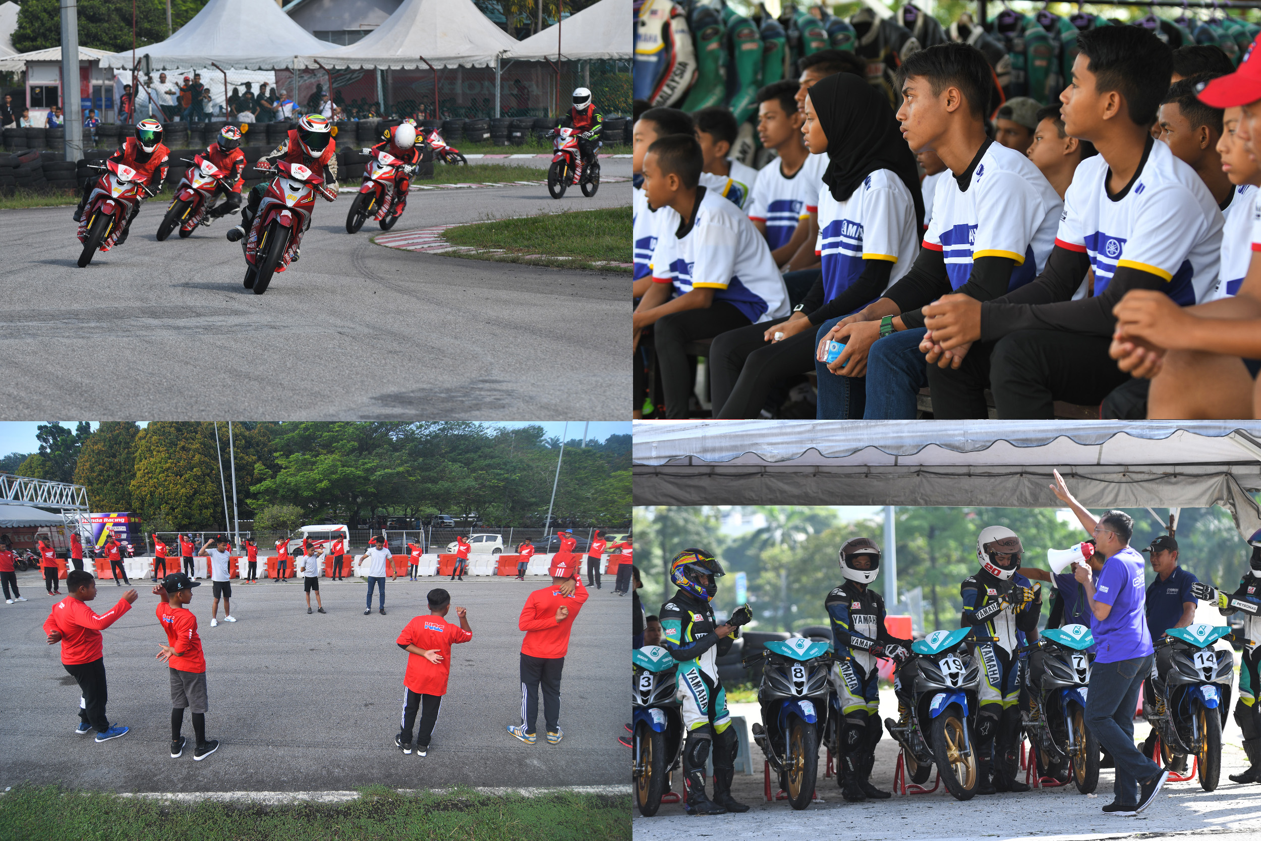 PERLUMBAAN OMR HONDA DAN YAMAHA PENTAS GILAP BAKAT MUDA