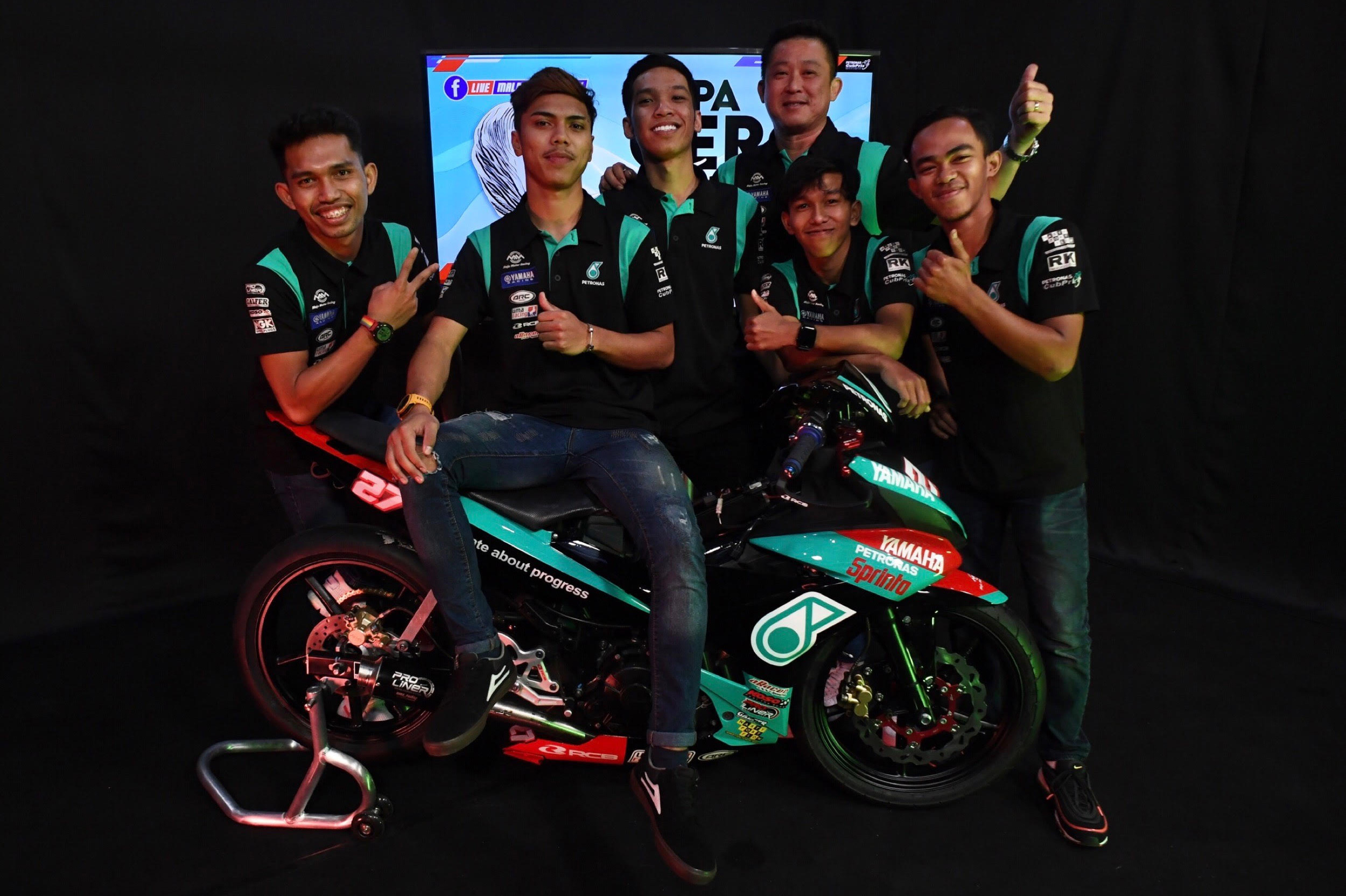 Petronas Sprinta Yamaha Maju Motor Mempertaruhkan Gandingan Kasma Haziq Nazirul Izzat Malaysian Cub Prixmalaysian Cub Prix