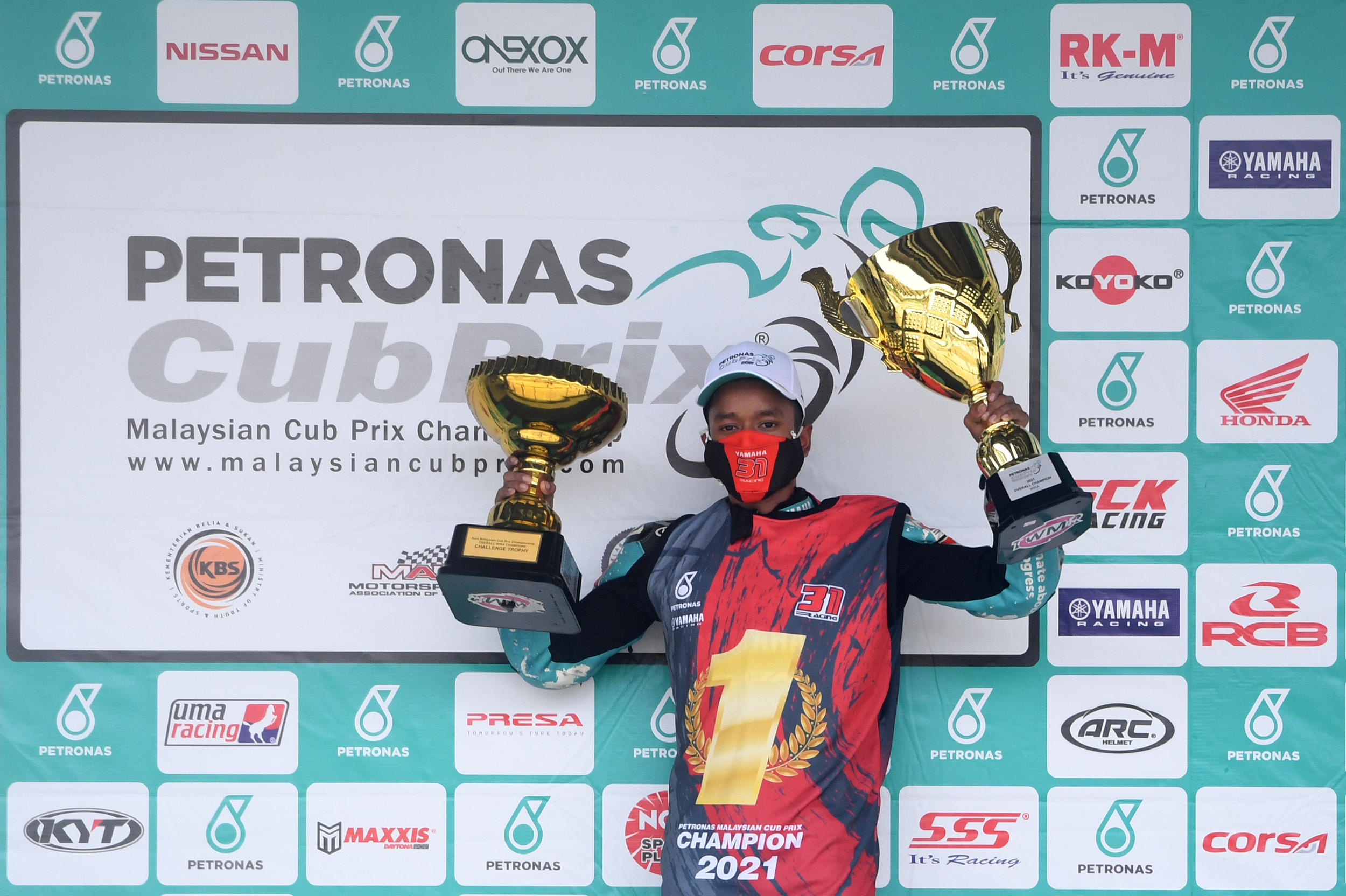 PETRONAS Sprinta Yamaha-31 Racing bergelar Juara Wira KBS buat kali ketiga berturut-turut melalui kemenangan Aqil Danial